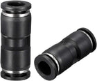 Plastic Straight Union Push to Connect Tube Fitting 8mm OD Push Fit Lock 8pcs