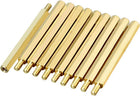 10pcs M3 45+6mm Female Male Thread Brass Hex Standoff Spacer Screws PCB Pillar