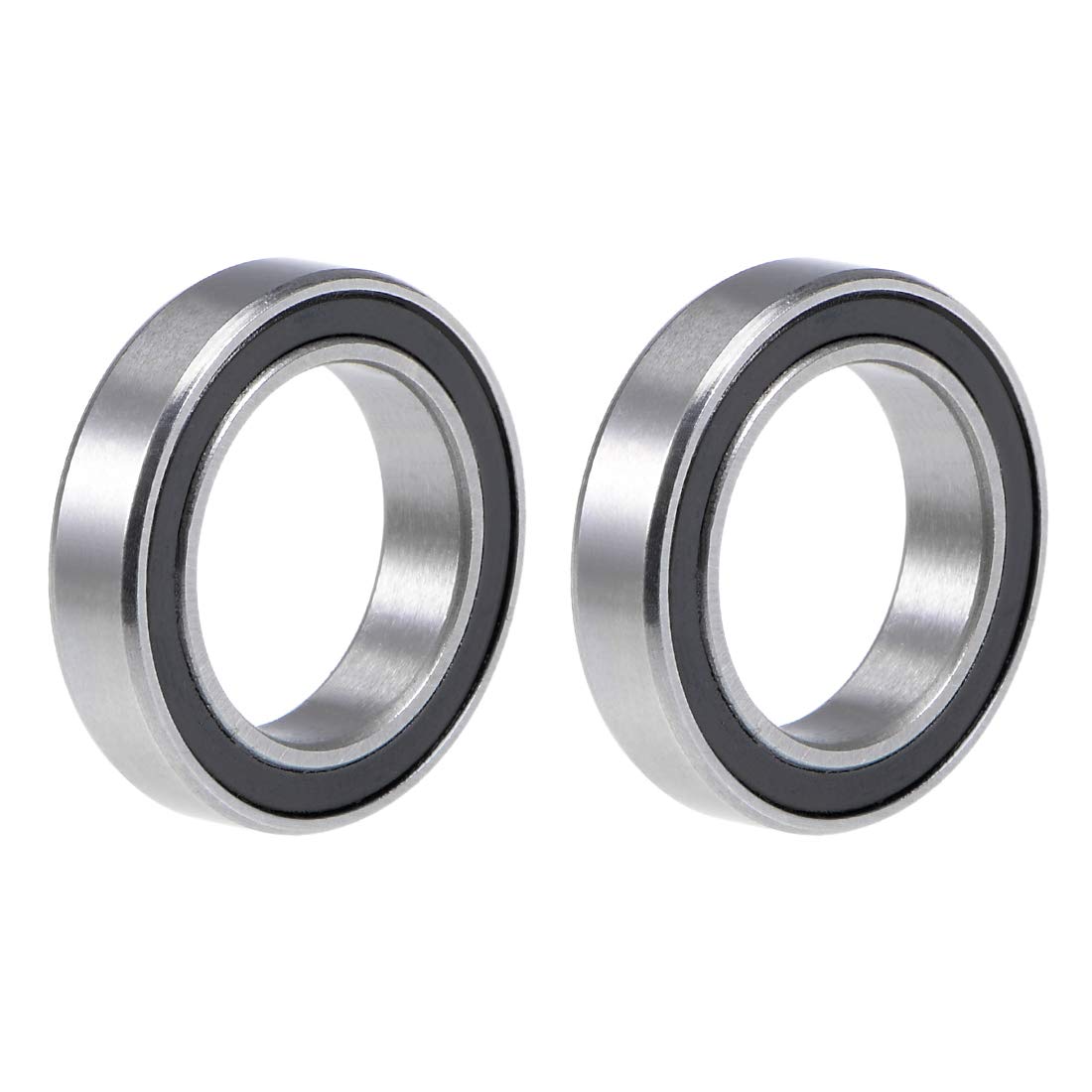 6701-2RS Deep Groove Ball Bearing 12x18x4mm Double Sealed Chrome Bearings 2pcs
