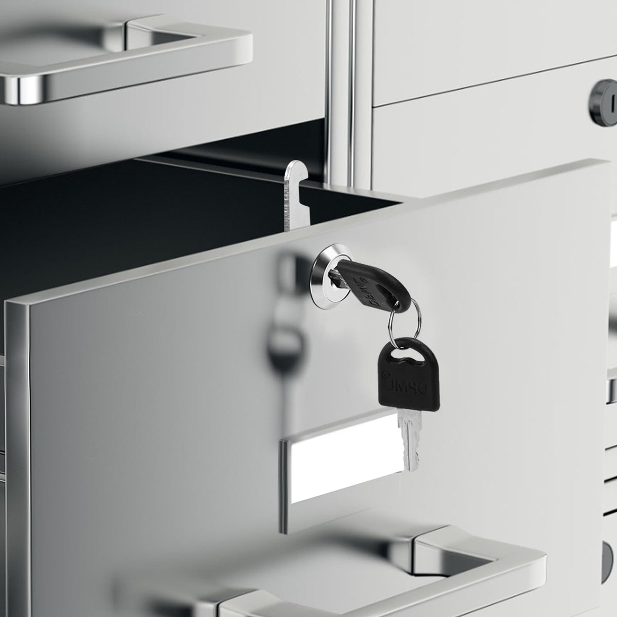 5/8'' Aluminium Cam Locks met sleutels, 5 vervangende slotplaten