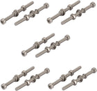 10pcs M4x50mm 304 Stainless Steel Knurled Hex Socket Head Bolts Nuts w Washers