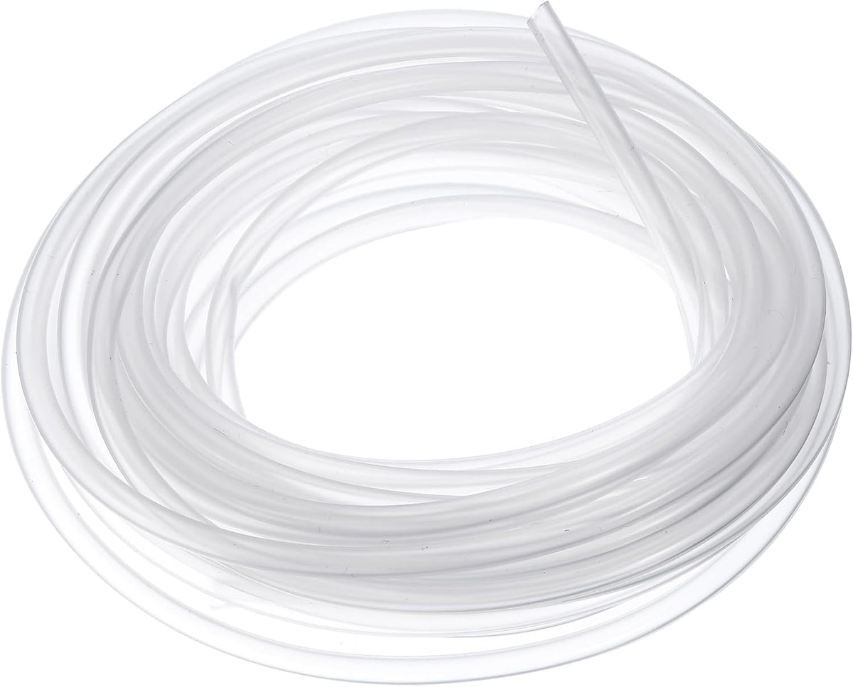 Silicone Tubing, 2.5mm ID x 4mm OD - 16.4Ft Long Flexible Pure Silicone Hoses, High Temp Clear Hose Tube for Home Brewing, Aquaponics, Air Hose, Irrigation