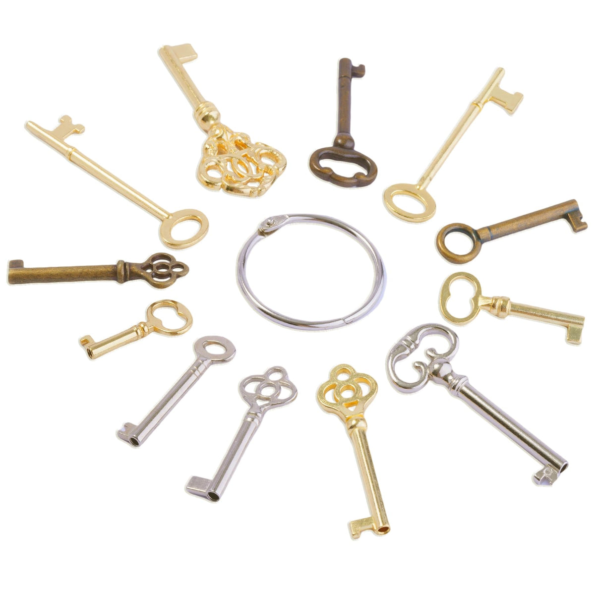 Set di Chiavi a Clessidra 12 Universali Chiavi a Barile Svuotate di Sostituzione