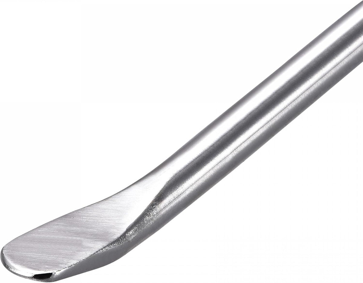 20" Aligning Pry Bar Round Crowbar Sleever Bar for Prying and Aligning, 0.6" Rod Diameter