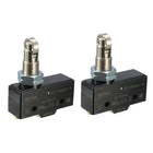 2PCS XZ-15GQ21-B SPDT NO+NC Panel Mount Roller Plunger Type Micro Limit Switches with Screw Terminals