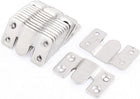 Home Sofa Metal Interlock Bracket Joint Connector Hanger Hook 15 Pcs