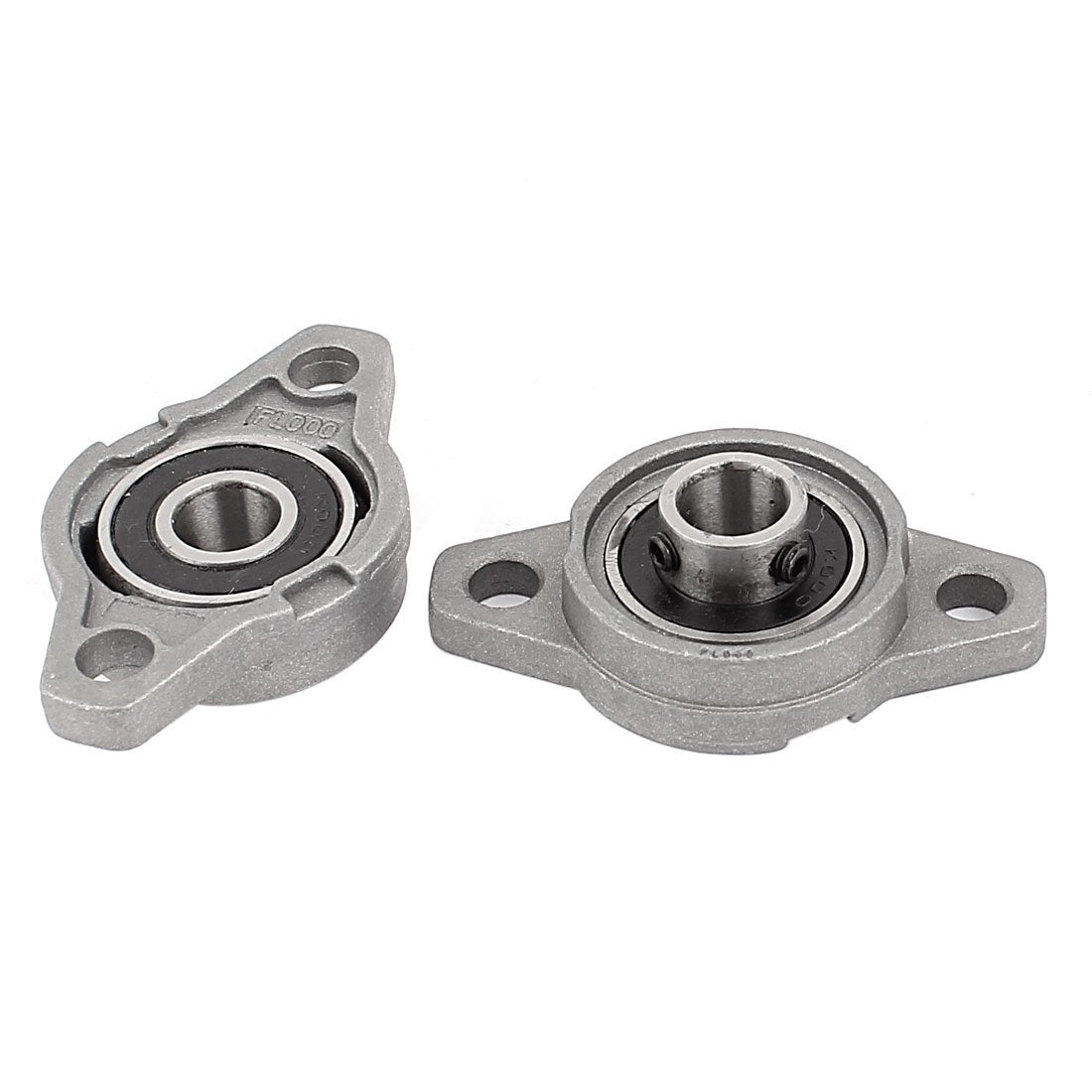 a15111200ux0196-DM Bore Flange Self Aligning Pillow Block Ball Bearing, 10 mm Size (Pack of 2)