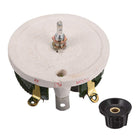 Wirewound Ceramic Potentiometer Variable Rheostat Resistor 200W 50R Ohm with Knobs