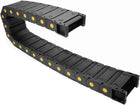 R55 25mm x 77mm Plastic Closed can Open Cable Drag Chain Wire Carrier 1M Long