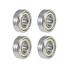 698ZZ Deep Groove Ball Bearings 8mm x 19mm x 6mm Double Shielded Chrome Steel Z2 4pcs