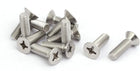 M6x20mm 316 Stainless Steel Phillips Countersunk Bolt Machine Screw 12pcs