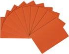 LinkMejor 10pcs Corrugated Cardboard Paper Sheets,Orange,7.87-inch x 11.94-inch,for Craft and DIY Projects
