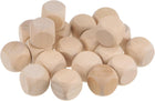 Blank Wooden Dice, 20pcs 1 3/16 Inch Unfinished Wooden Cube Wood Square Block for DIY Craft Projects