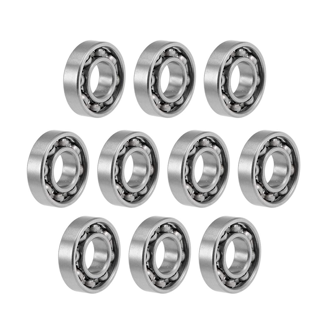 686 Deep Groove Ball Bearings 6mm Inner Dia 13mm OD 3.5mm Bore Open Type Chrome Steel Z2 10pcs