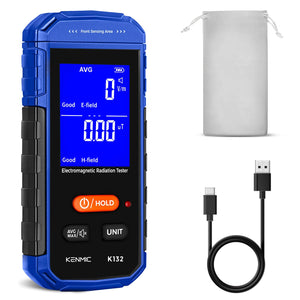 LinkMejor Ladbare EMF Meter - Blå