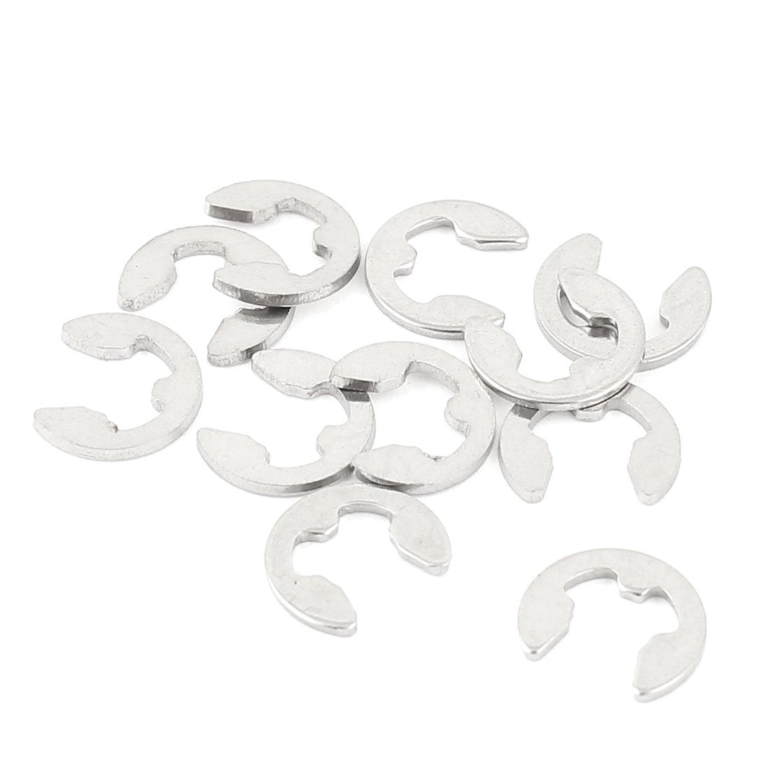 a15061000ux0367-DM Fastener External Retaining Snap Ring E-Clip Circlip, 4 mm Size (Pack of 10)