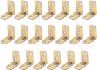 Corner Brace, 30mm x 30mm Zinc Plated Joint Right Angle Corner Fastener Joints Support Bracket, 20 Pcs