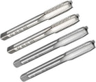 Metric Tap Set M8 1mm and 1.25mm Pitch H2 Right Hand Thread Plug HSS for Threading Machine Electric Drill DIY 4pcs