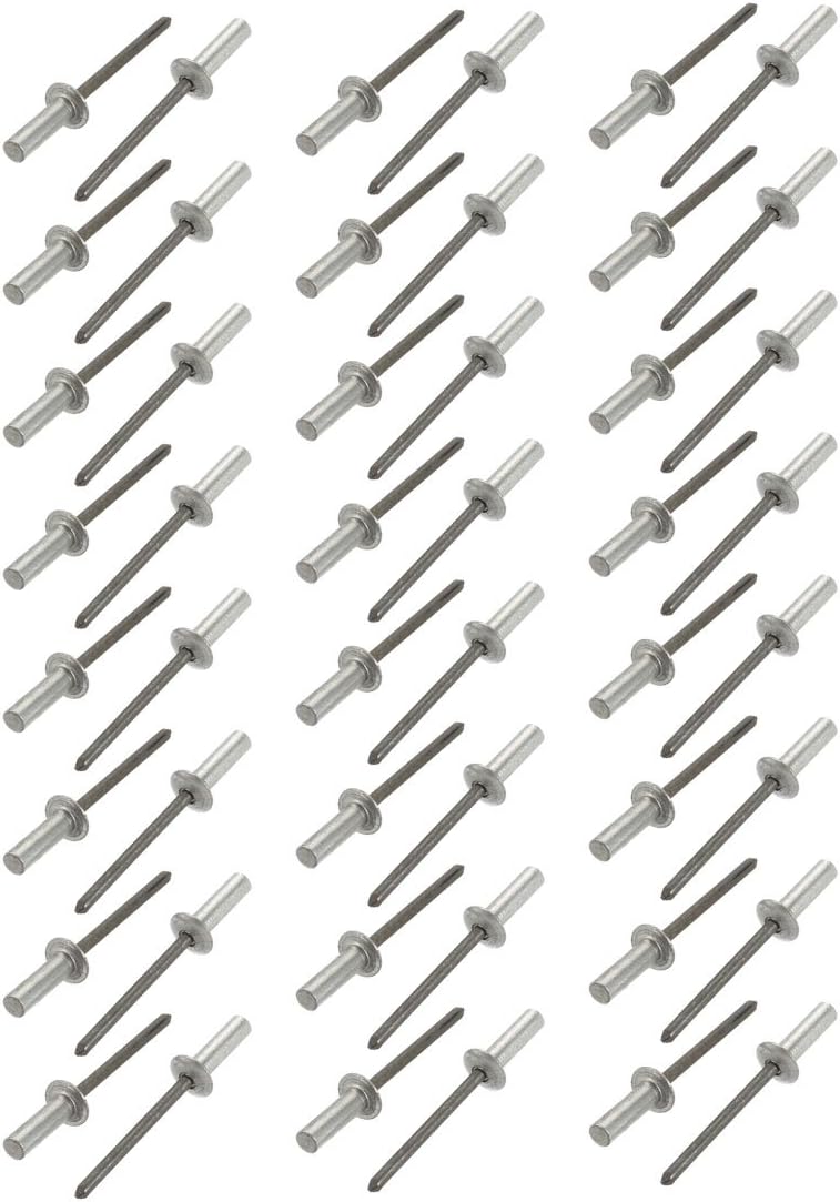 4mmx13mm Aluminum Round Dome Head Closed End Blind Rivets Fastener 50pcs