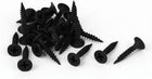 M3.5x20mm Phillips Flat Head Self Tapping Screws Black 25pcs