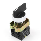 ZB2-BE101C 21 mm DPST 3Position Latching Rotary Select Switch 600V 10A