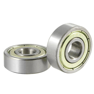 2 Pcs Double Single Shielded 628ZZ Miniature Deep Groove Ball Bearings