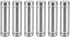 1/2 Dia x 1-3/4"(12x44mm) Double Head Standoff Screws Acrylic Glass Nails 6pcs