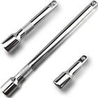 LinkMejor 3 Pz Set Estensione Presa, Barra Estensione Impatto 1/2", Set in Argento