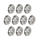 F6900ZZ Flanged Ball Bearing 10mmx22mmx6mm Double Shielded Chrome Steel Deep Groove Bearings 10pcs