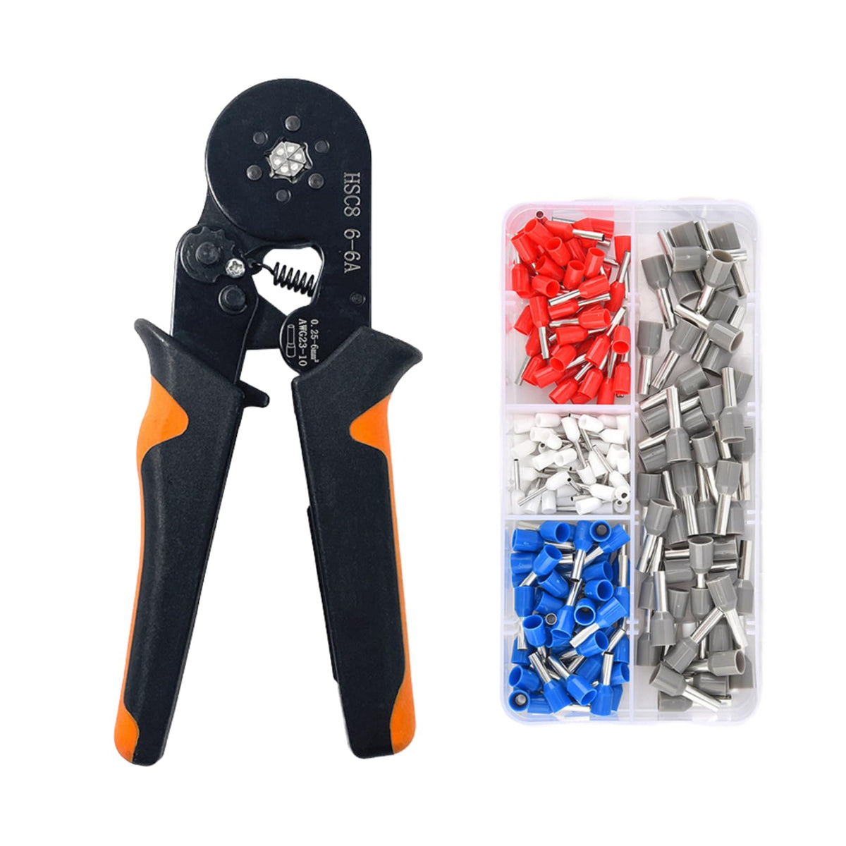 201PCS Kupplungsklemm-Set AWG23-10 Selbstjustierendes Ratchet-Set