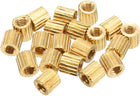 20pcs Brass Round Straight PCB Pillar Female Thread Standoff Spacer M2x3x3mm