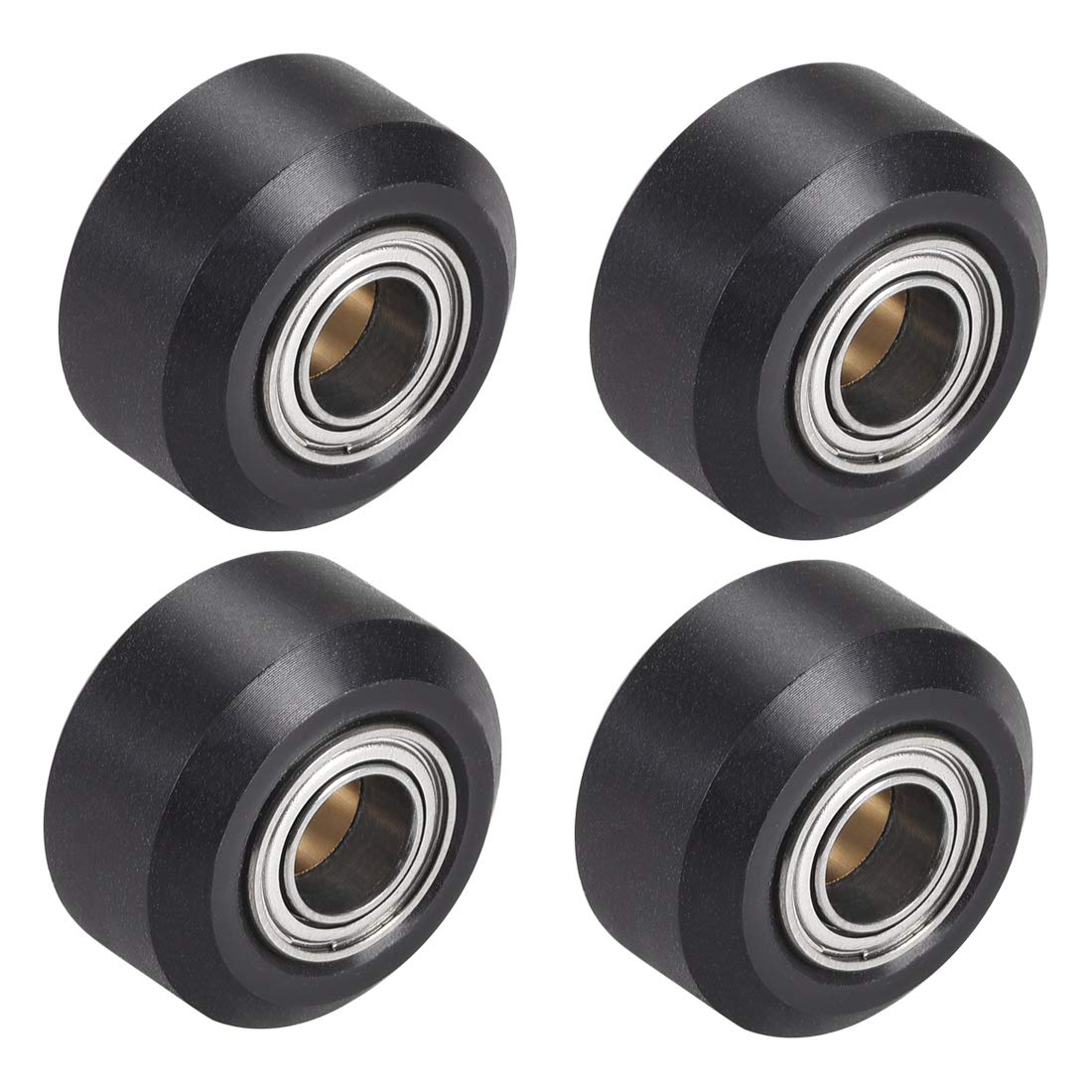 POM V Wheel with Bearing for 3D Printer,CR Series OD 15.5mm 4pcs