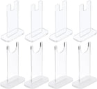 4pcs Acrylic Light Saber Display Stand, 2.4 Inch Knife Sword Display Holder Rack Fixed Blade Knife Collection, Clear Base