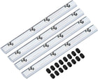Straight Line Connector, 3.9 Inch Joint Bracket with Screws for 2020 Series Aluminum Extrusion Profile with 6mm T Slot, 4 Pcs