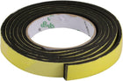 20mm Wide 5mm Thick Single Sided Shockproof EVA Sponge Tape Black 2 Meters Long