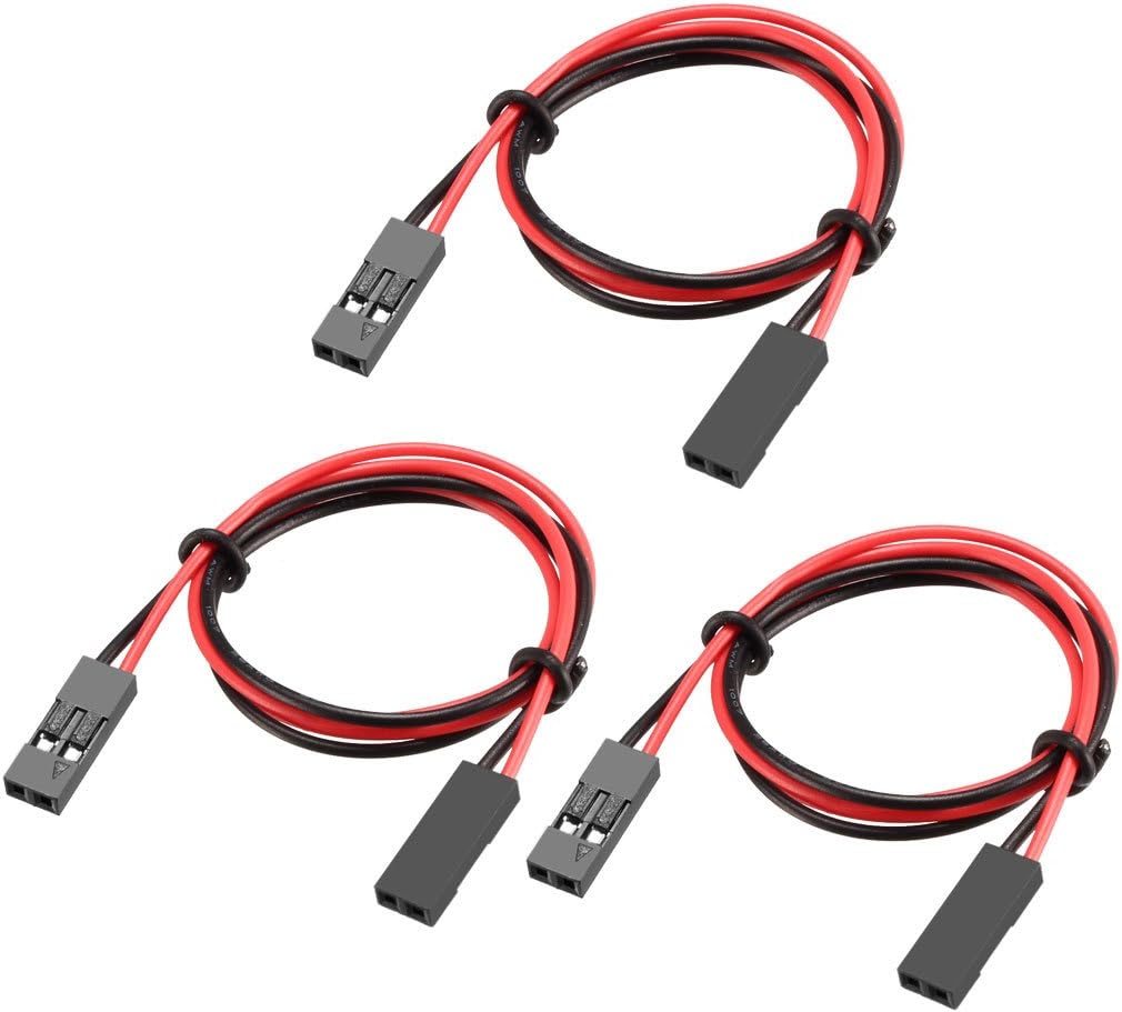 Female to Female 2P Jumper Wire 2.54mm Pitch Ribbon Cable Breadboard DIY 31cm 10pcs