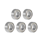 R188ZZ Deep Groove Ball Bearing 1/4"x1/2"x3/16" Double Shielded Z2 Lever Bearings 5-Pack