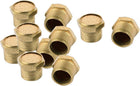 3/8BSP Male Thread Brass Air Pneumatic Noise Reduce Filter Exhaust Muffler 10Pcs
