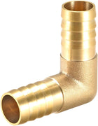 14mm Barb Brass Hose Fitting 90 Degree Elbow Pipe Connector Coupler Tubing