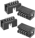 20Pcs 2.54mm Pitch 2x4-Pin Double Row Straight Box Header Connector PCB Board Socket