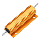 Aluminum Case Resistor 100W 24 Ohm Wirewound Yellow for LED Replacement Converter 100W 24RJ 2PCS