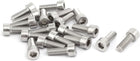 M5X14mm 316 Stainless Steel Fully Thread Hex Socket Cap Screw Bolt 20pcs
