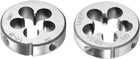 1/2-28 UNEF 5/8-24 UNEF Round Dies Machine Thread Threading Dies 1.5" OD Tool Steel
