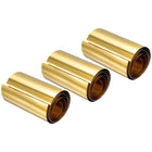Brass Sheet Roll, 3Pcs 40" x 4" x 0.0016" H62 Metal Foil Plate for Crafts, Electrical Repairs, Industry