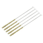Copper Wire Tube Cleaning Brush 10mm Diameter 28.5cm Length 5pcs