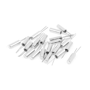 20 Pieces 32.768KHz 32768HZ Passive Quartz Crystal Oscillator 2mmx6mm