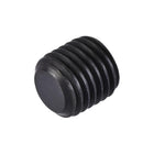 Carbon Steel Internal Hex Thread Socket Pipe Plug, M8x1 Male Thread Black Pipe Cap, 20Pcs