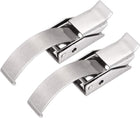 1.83-inch SUS304 Stainless Steel Draw Toggle Latch with Spring-Steel Hook - 2 Pcs