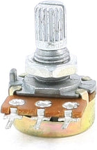 5K ohm 3 Pins 6mm Split Knurled Shaft Rotary Linear Taper Potentiometers