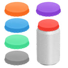 LinkMejor 6-Pack Tapas de Latas de Soda de Silicona, Variadas